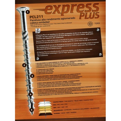 Paraf Express Plus  6X100